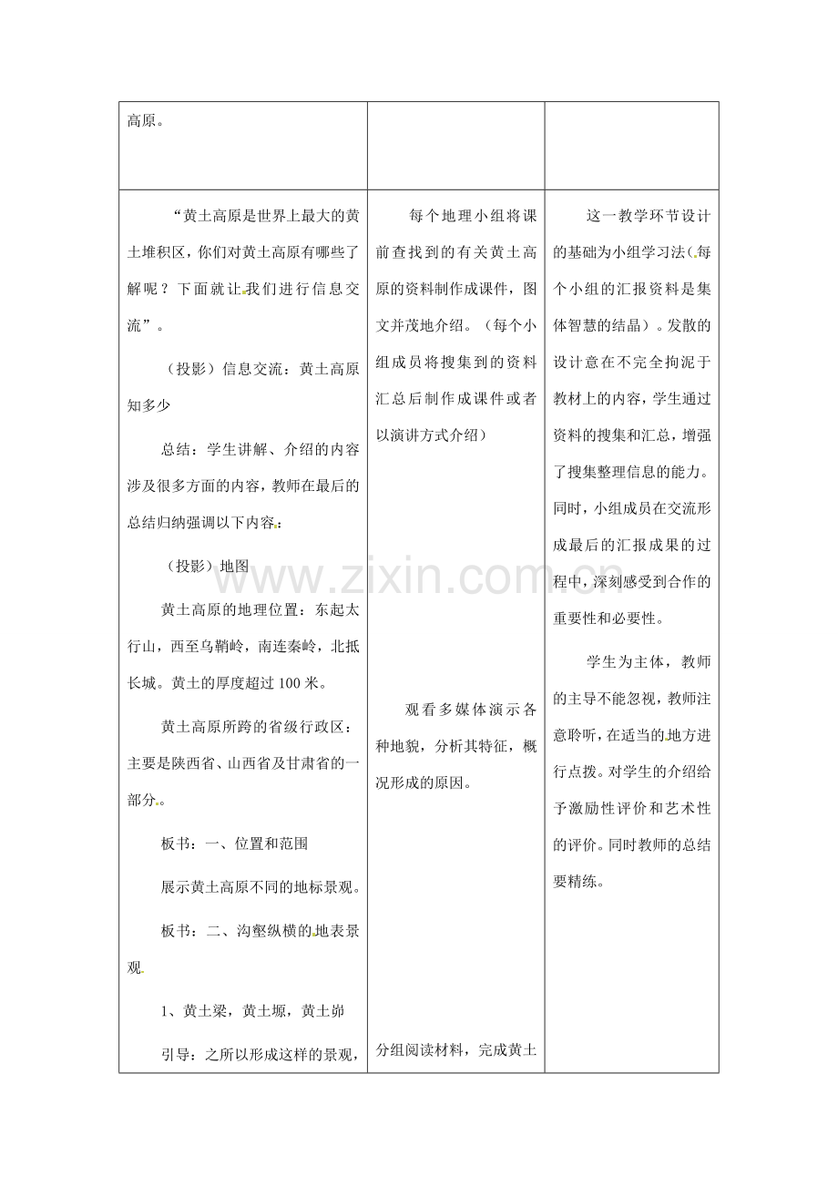 八年级地理下册第7单元_71世界上最大的黄土分布区教案商务星球版.doc_第2页