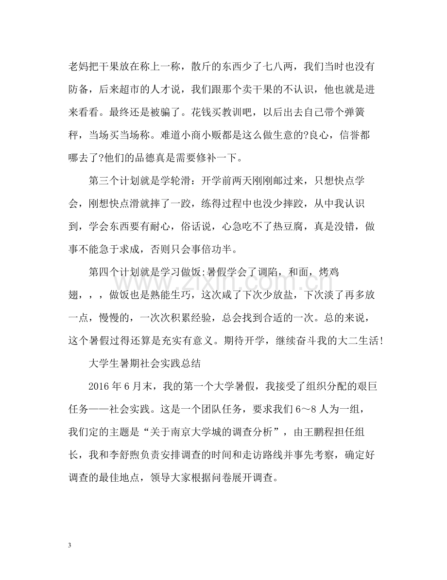 大学生暑期社会实践总结2).docx_第3页