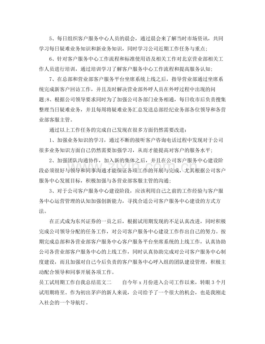 员工试用期工作自我总结 .docx_第2页