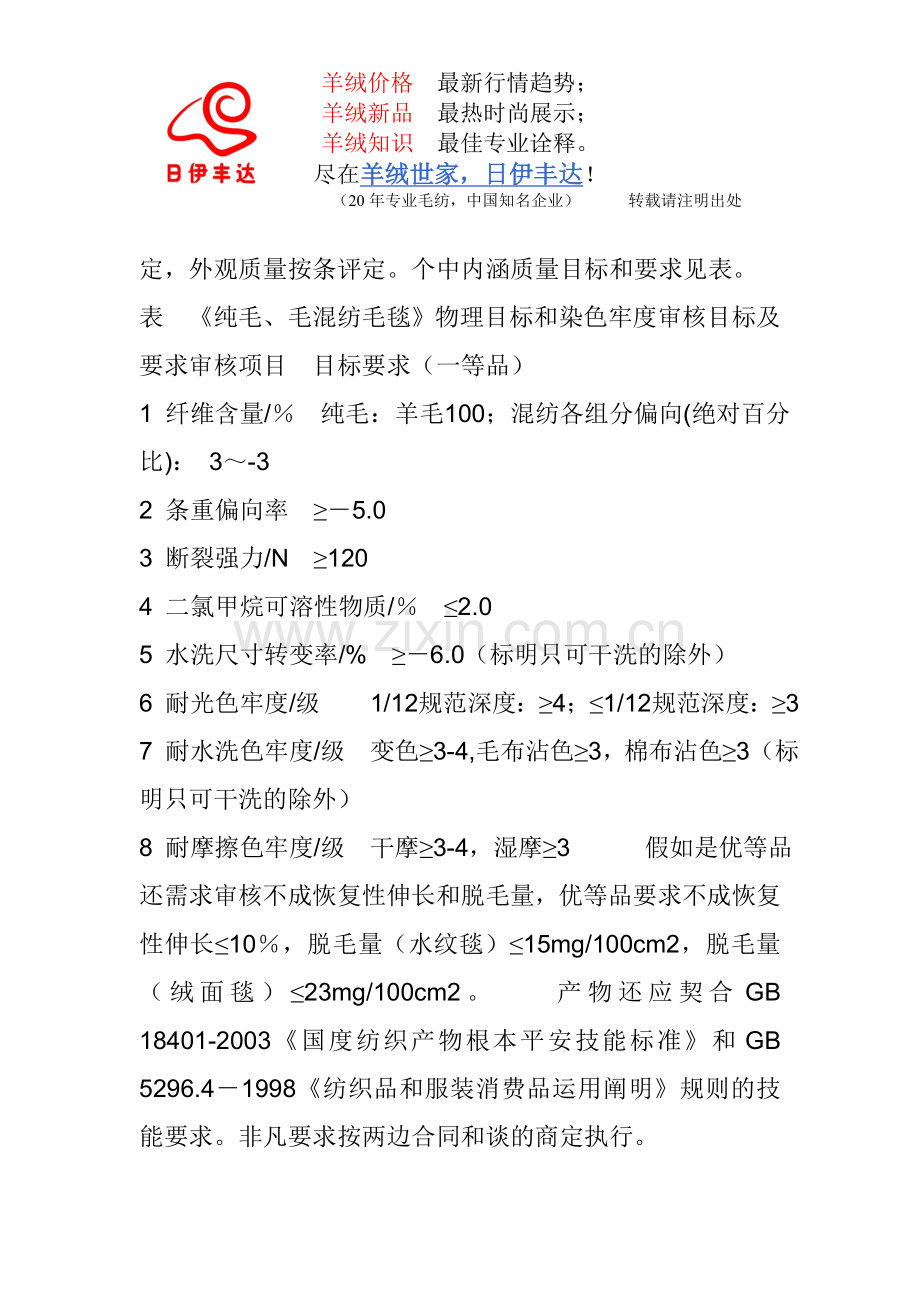 毛毯国家标准,毛毯标准检测方法.doc_第3页