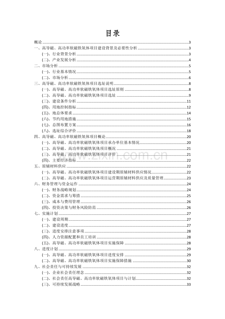 高导磁、高功率软磁铁氧体项目可行性研究报告.docx_第2页