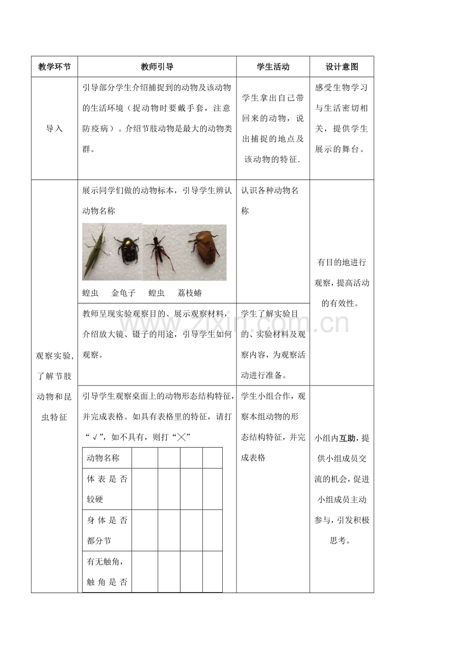 八年级生物上册 第五单元 第一章 第三节 软体动物和节肢动物教案 新人教版-新人教版初中八年级上册生物教案.doc_第2页