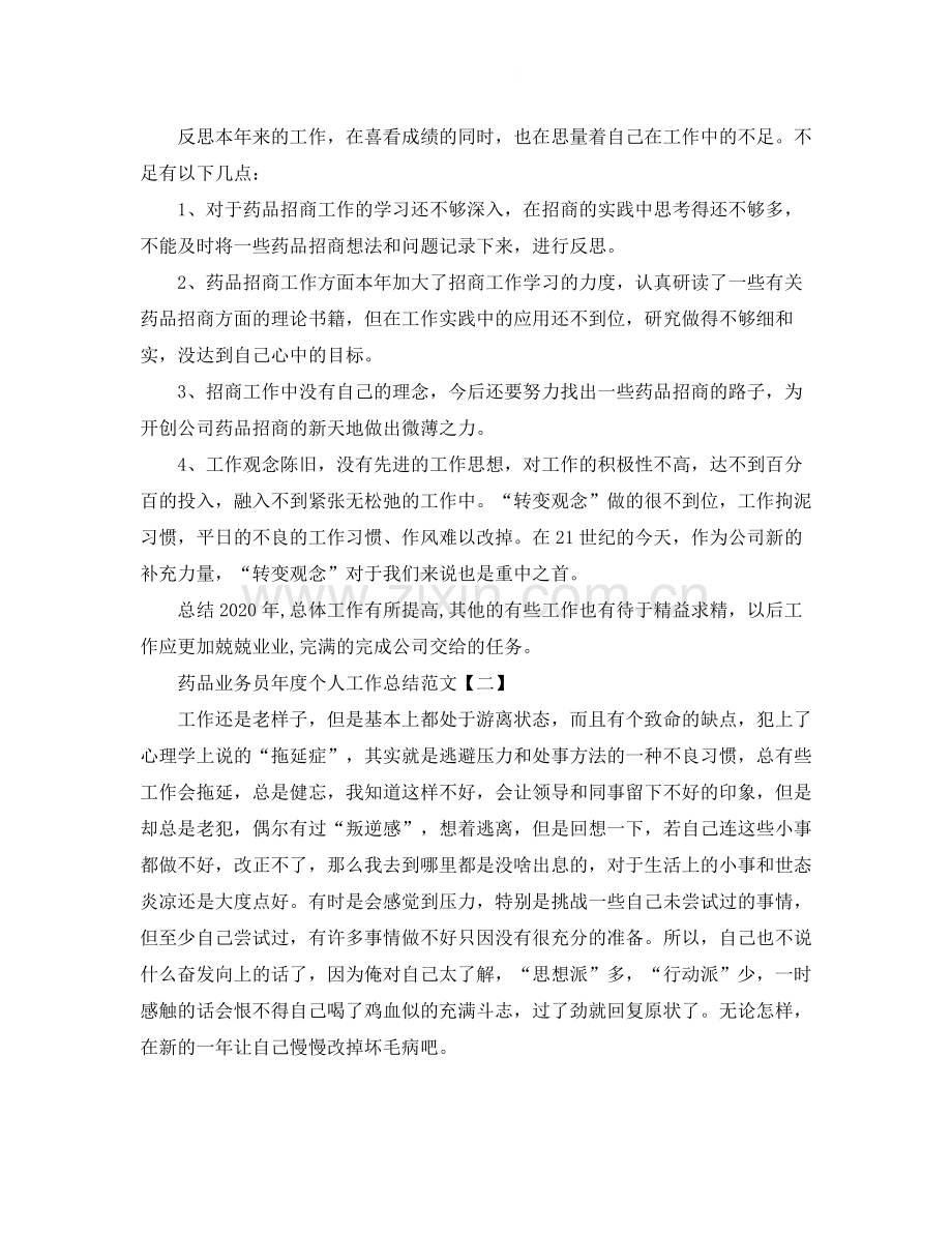 业务员年度个人工作总结范文2.docx_第2页