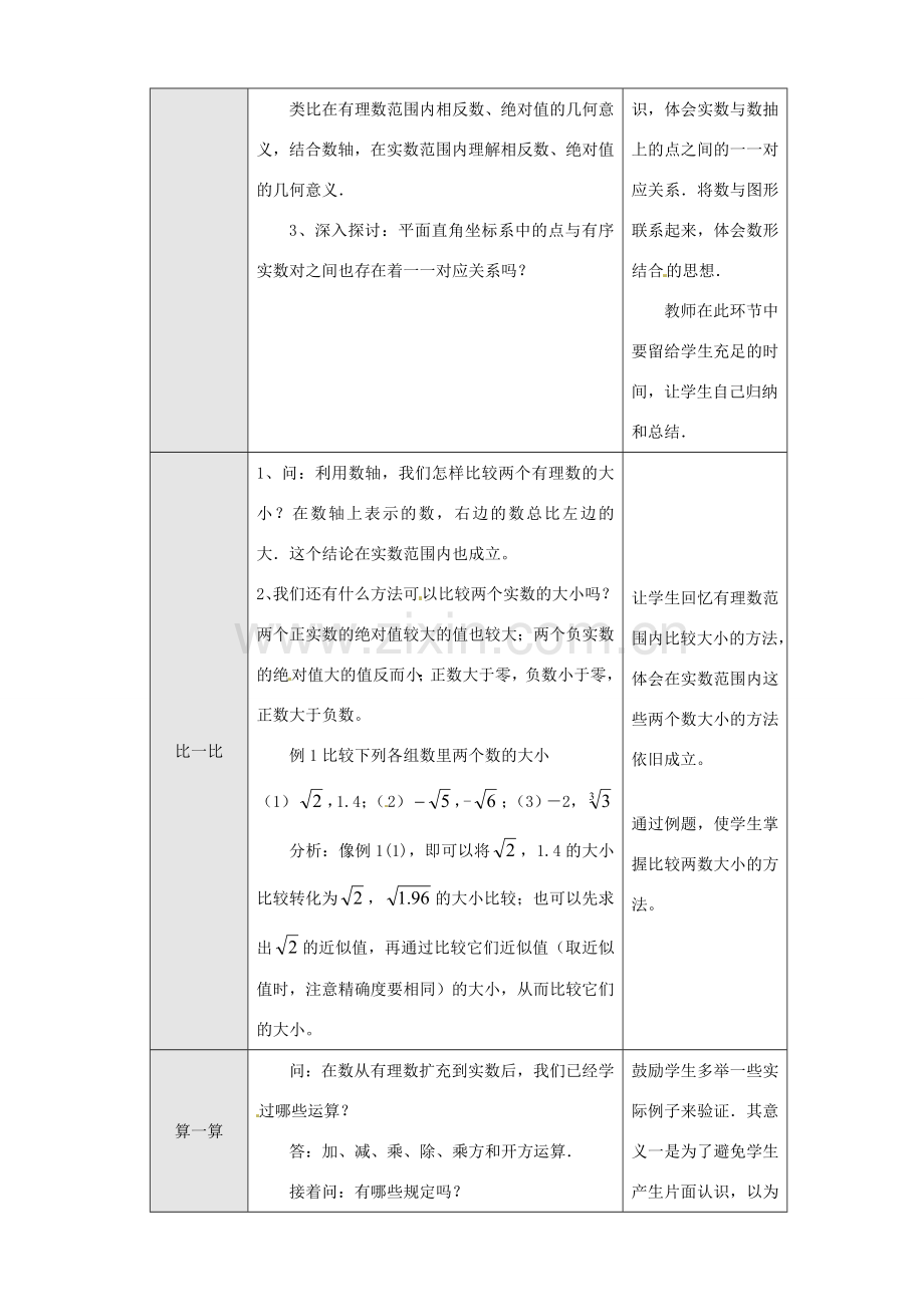 内蒙古乌拉特中旗二中七年级数学下册 10.3 实数（2）教案.doc_第2页