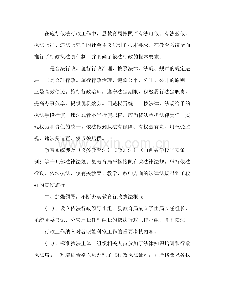 2021年度依法行政工作参考总结范文.docx_第2页