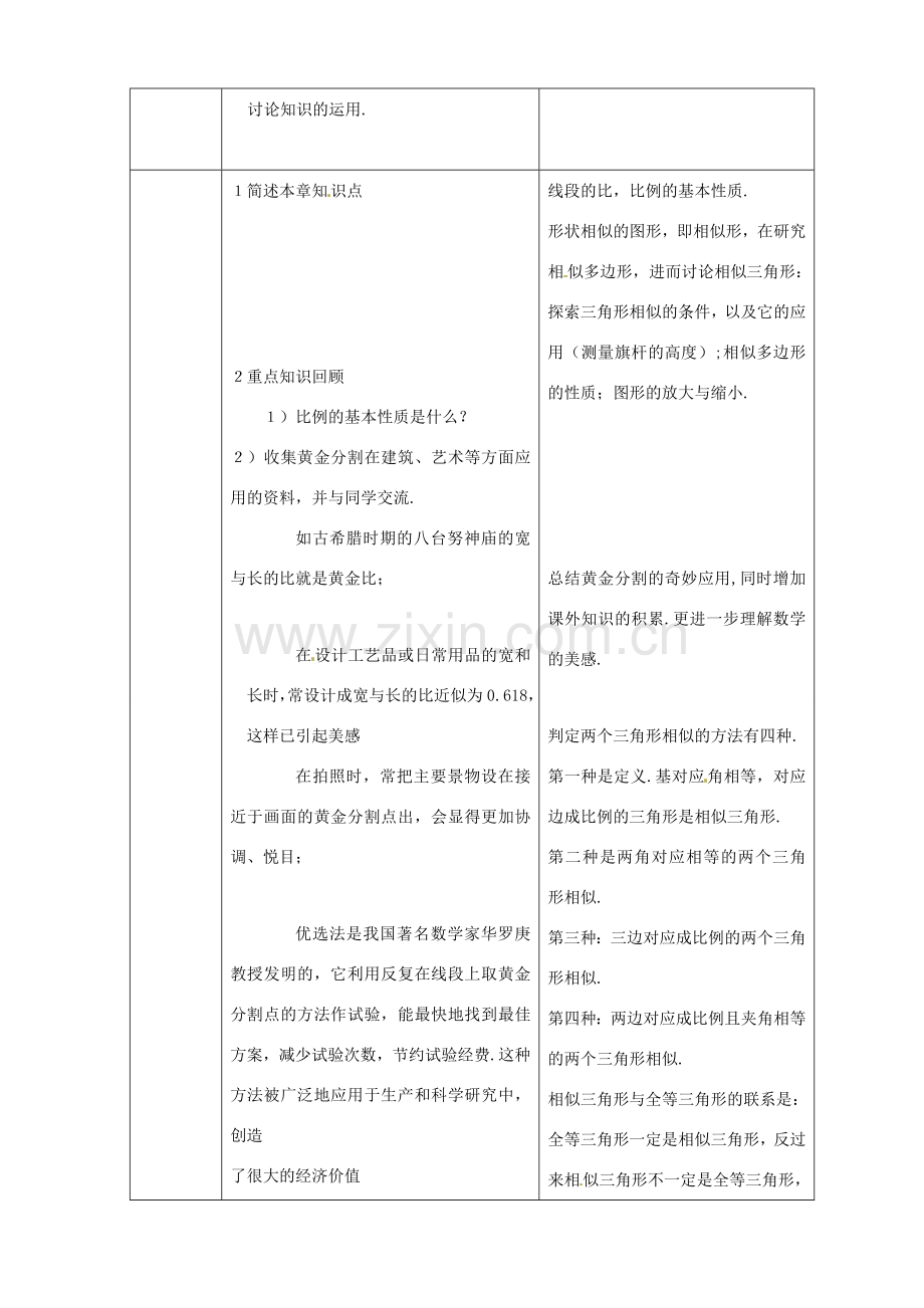 八年级数学上册 第二章相似图形复习教案 鲁教版.doc_第2页