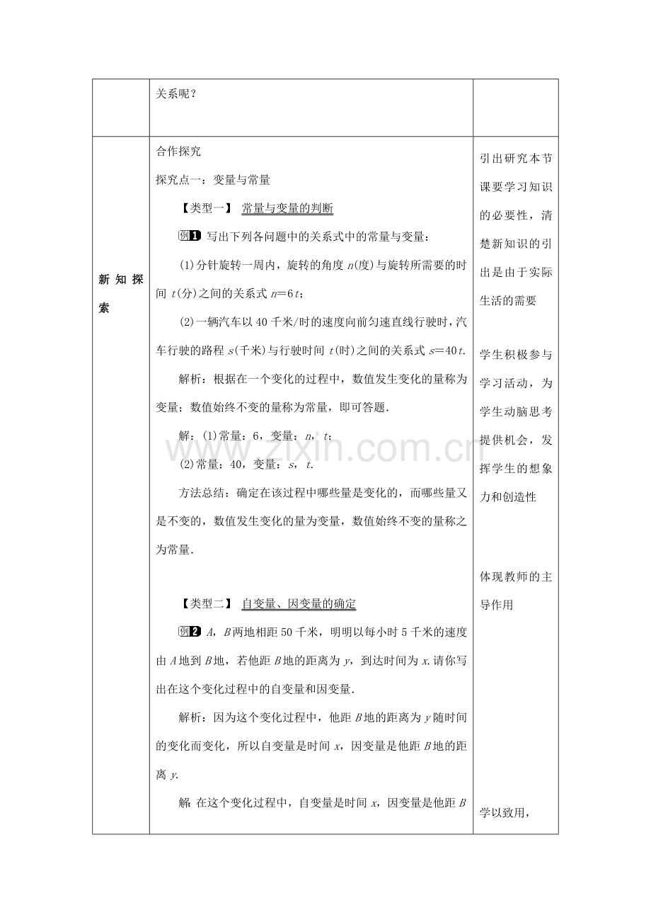 山东省济南市槐荫区七年级数学下册 第三章 变量之间的关系 3.1 用表格表示的变量间关系教案 （新版）北师大版-（新版）北师大版初中七年级下册数学教案.doc_第2页