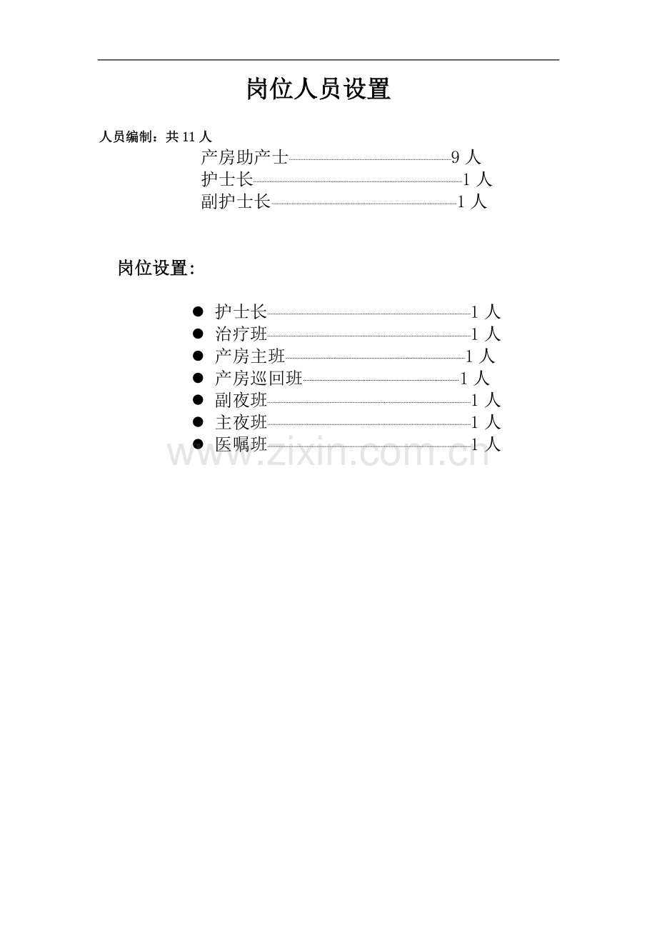 产房岗位职责.doc_第1页