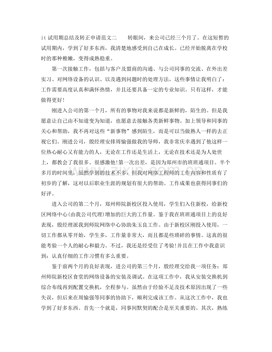 it试用期总结及转正申请.docx_第3页