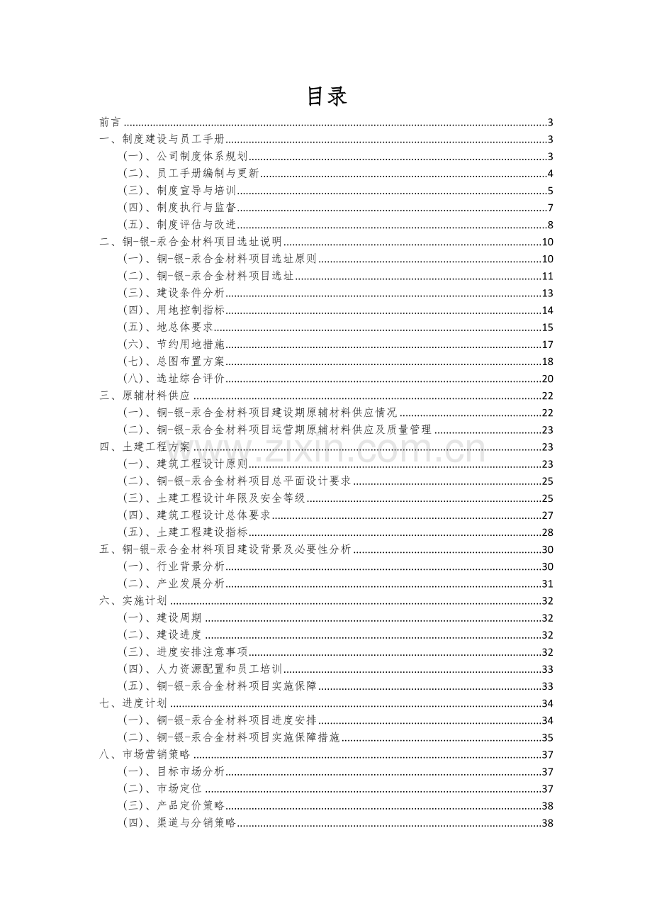 铜-银-汞合金材料项目可行性分析报告.docx_第2页