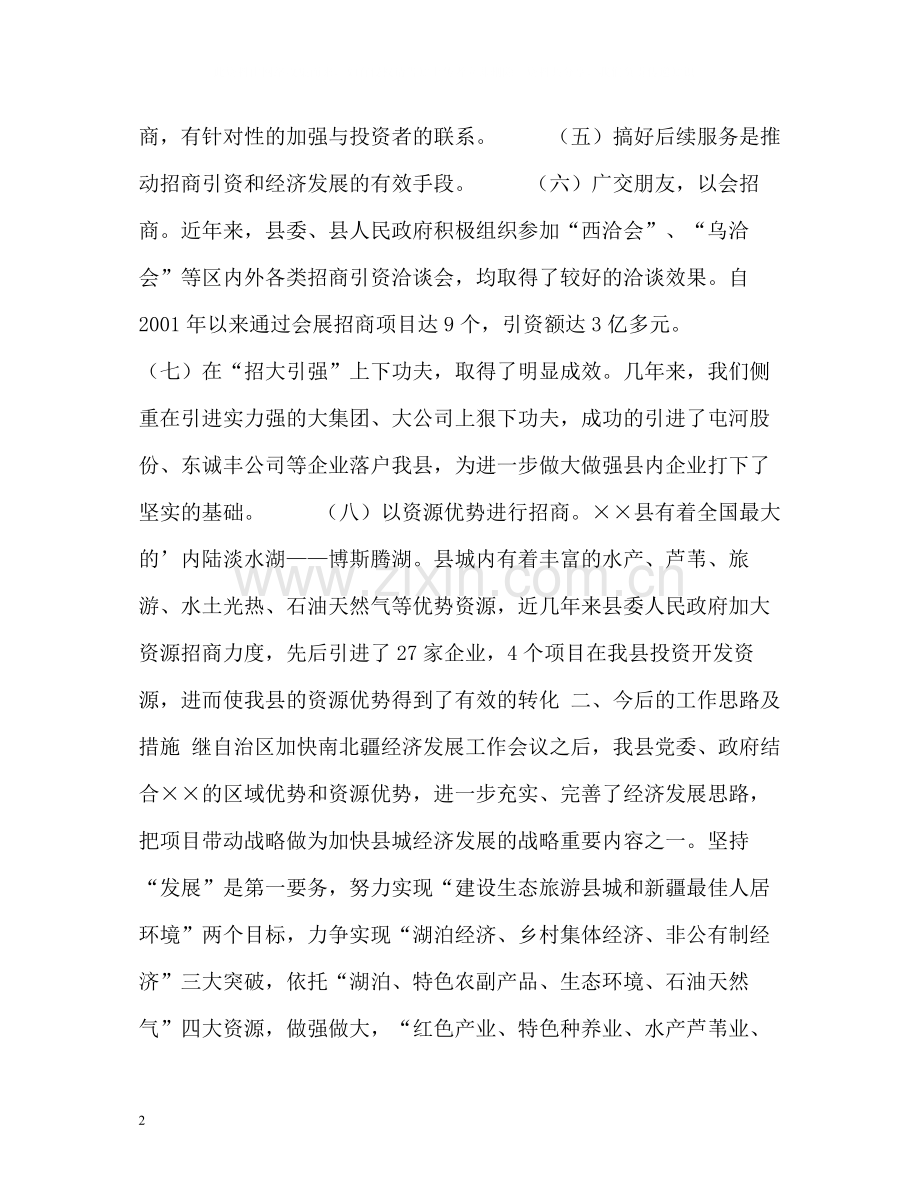 招商工作总结优秀.docx_第2页