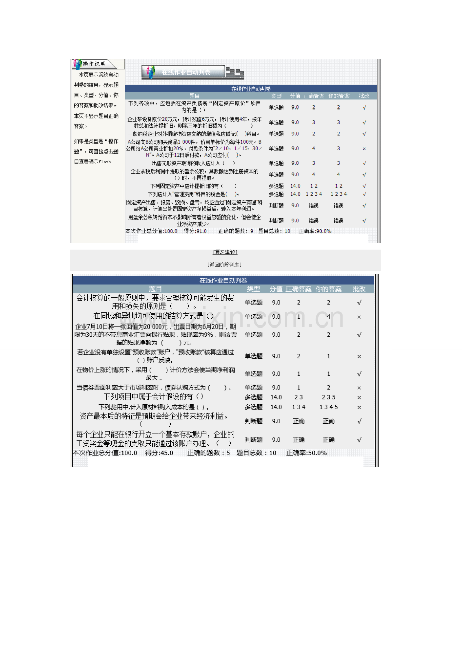 北京理工大学网络远程在线作业--财务会计.doc_第1页