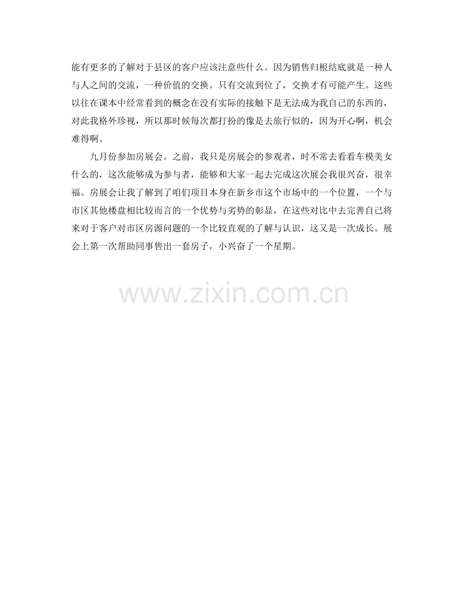 售楼置业顾问个人工作总结.docx_第3页