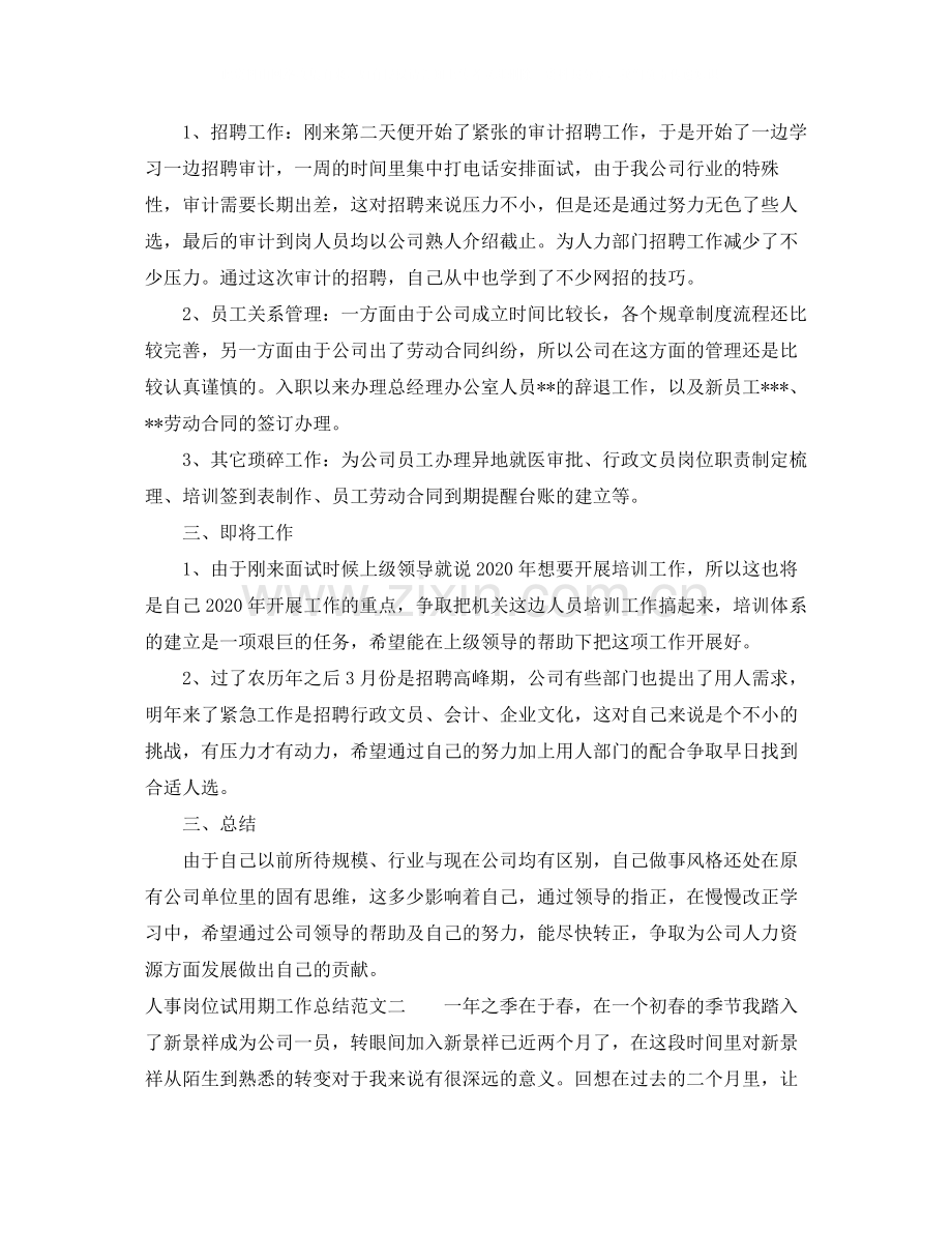 人事岗位试用期工作总结范文.docx_第2页