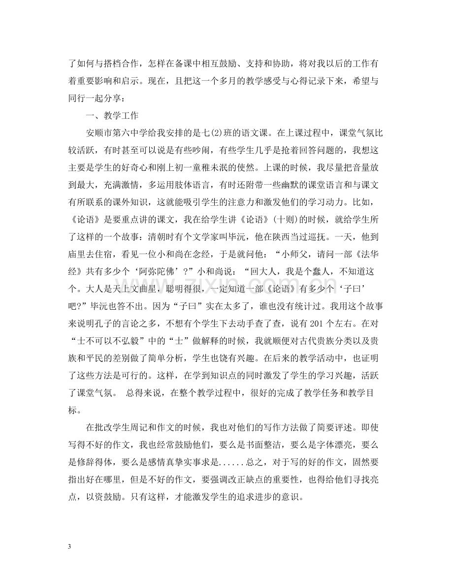 小学语文教师实习个人总结.docx_第3页