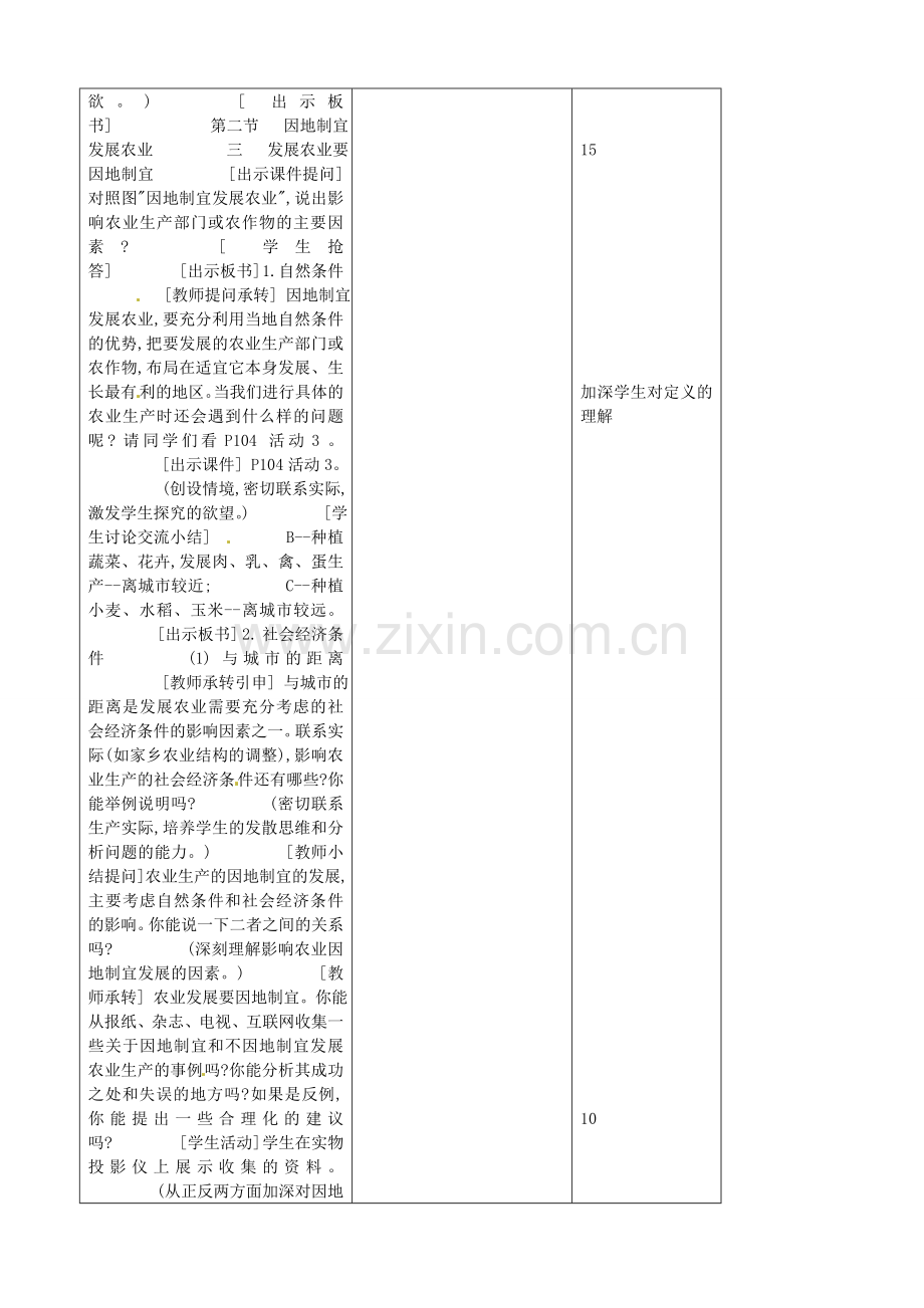 吉林省四平市第十七中学八年级地理上册 4.2.2 农业教案 新人教版.doc_第2页