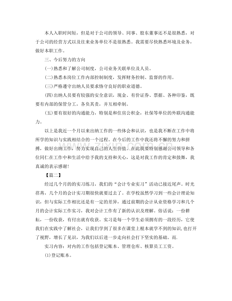 出纳毕业寒假实习总结范文.docx_第2页