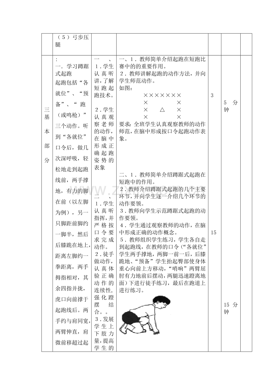 蹲踞式起跑教学设计(1).doc_第2页