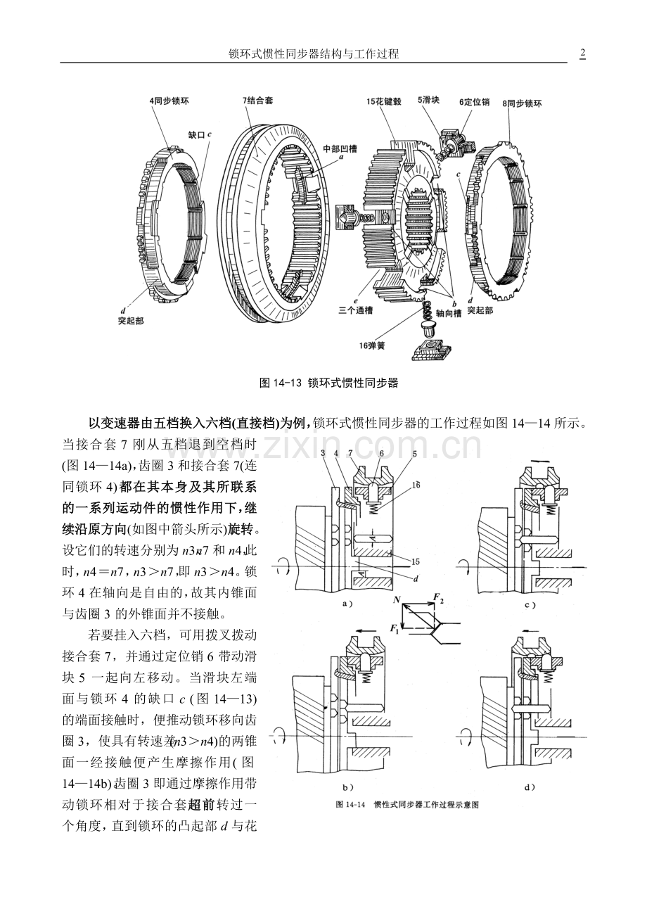 锁环式惯性同步器结构与工作过程.doc_第2页