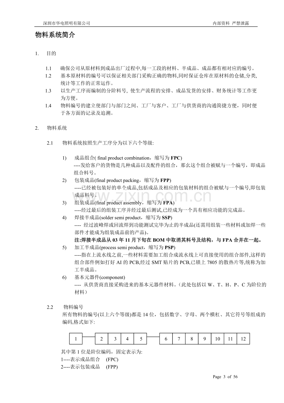 LED灯具公司物料系统编码规则.doc_第3页