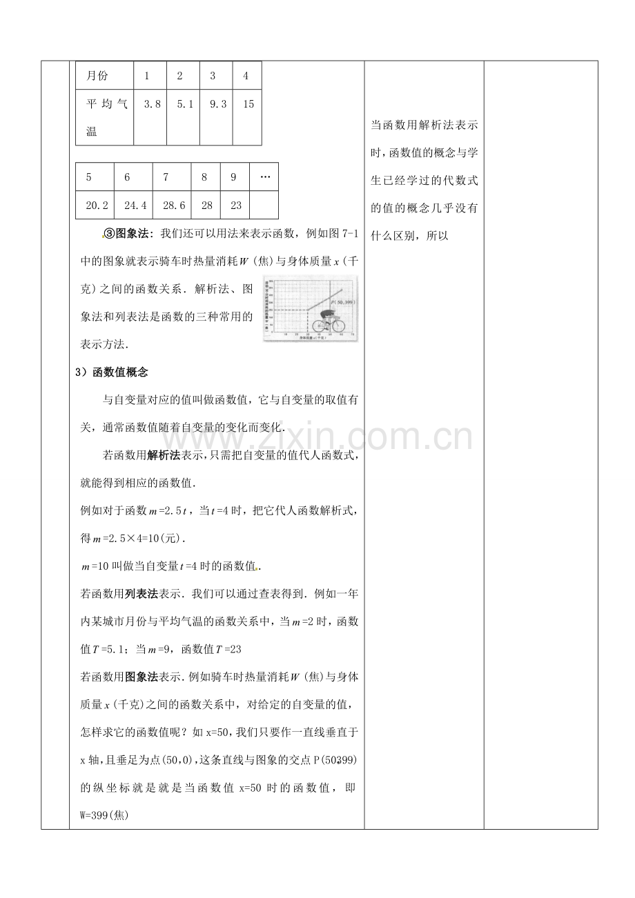 山东省郯城县第三初级中学八年级数学下册《函数》教案 新人教版.doc_第3页