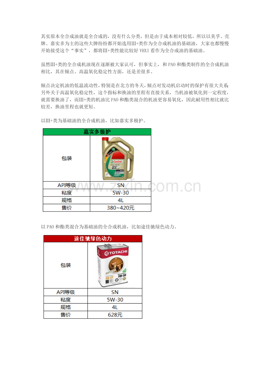 全合成机油、半合成机油与矿物油的区别.doc_第3页