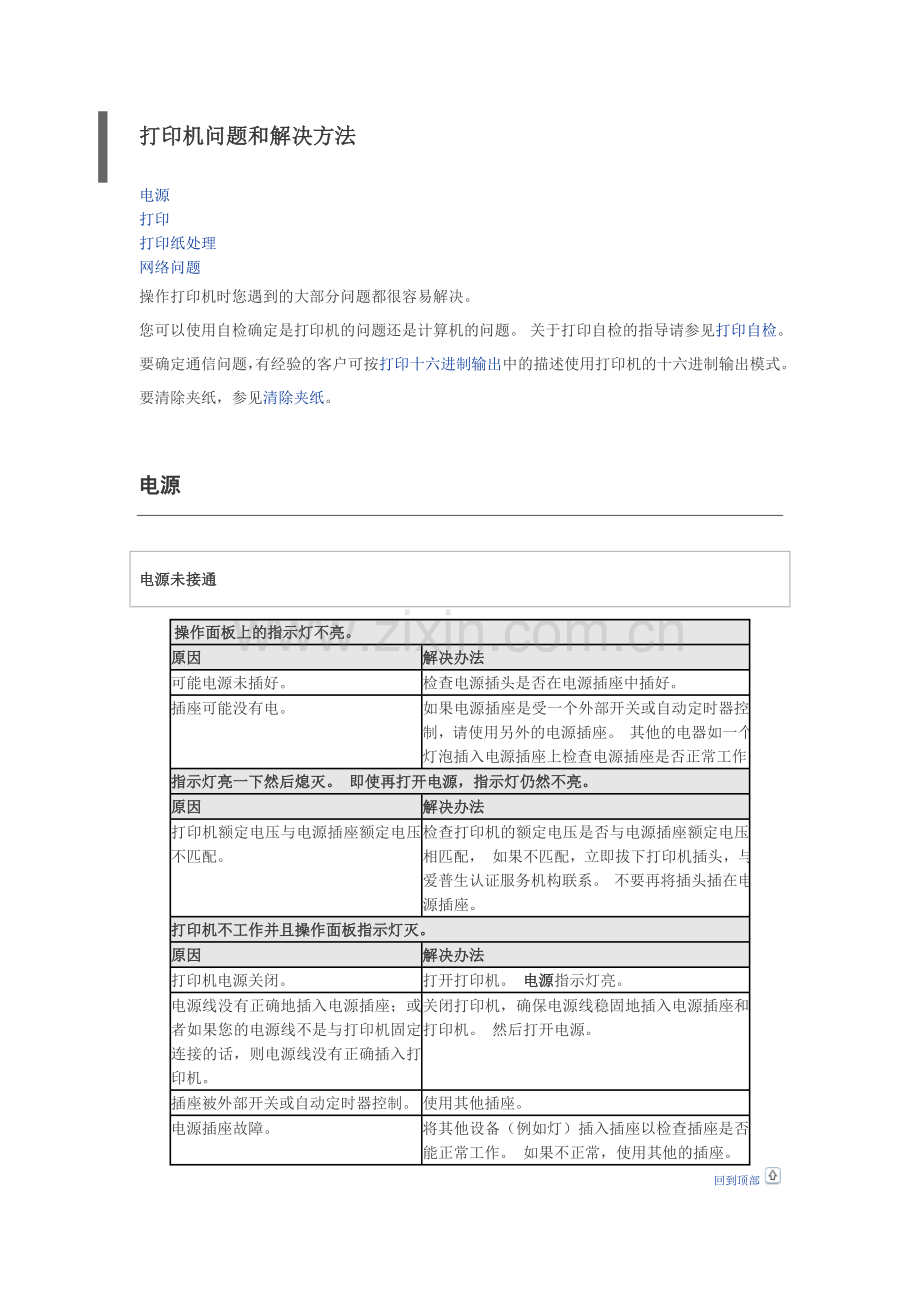 打印机问题及解决方法.doc_第1页