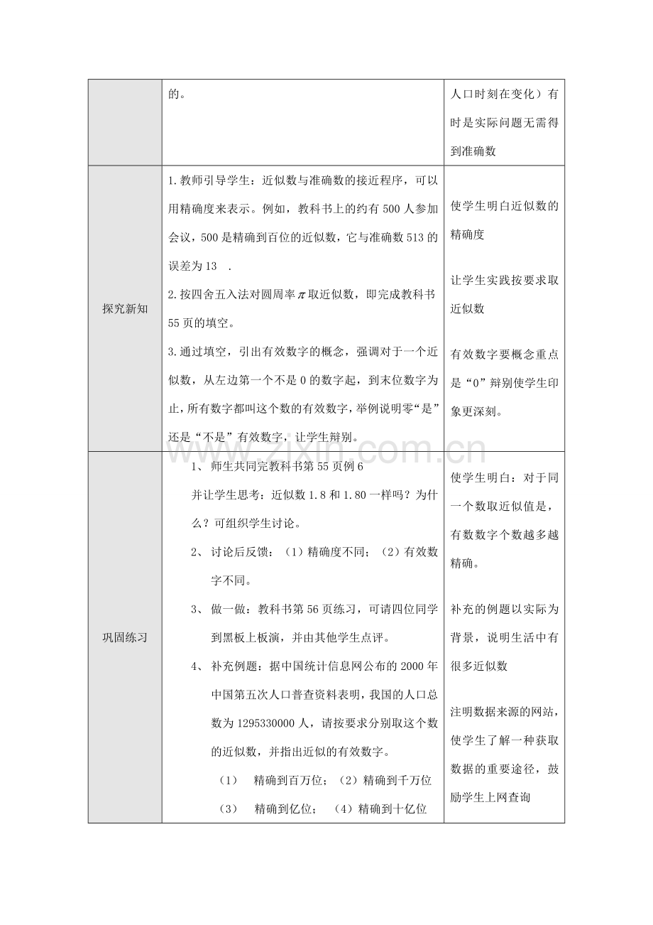 江苏省淮安市开明中学七年级数学上册 1.5.3《科学记数法和有效数字》教案 苏科版.doc_第2页