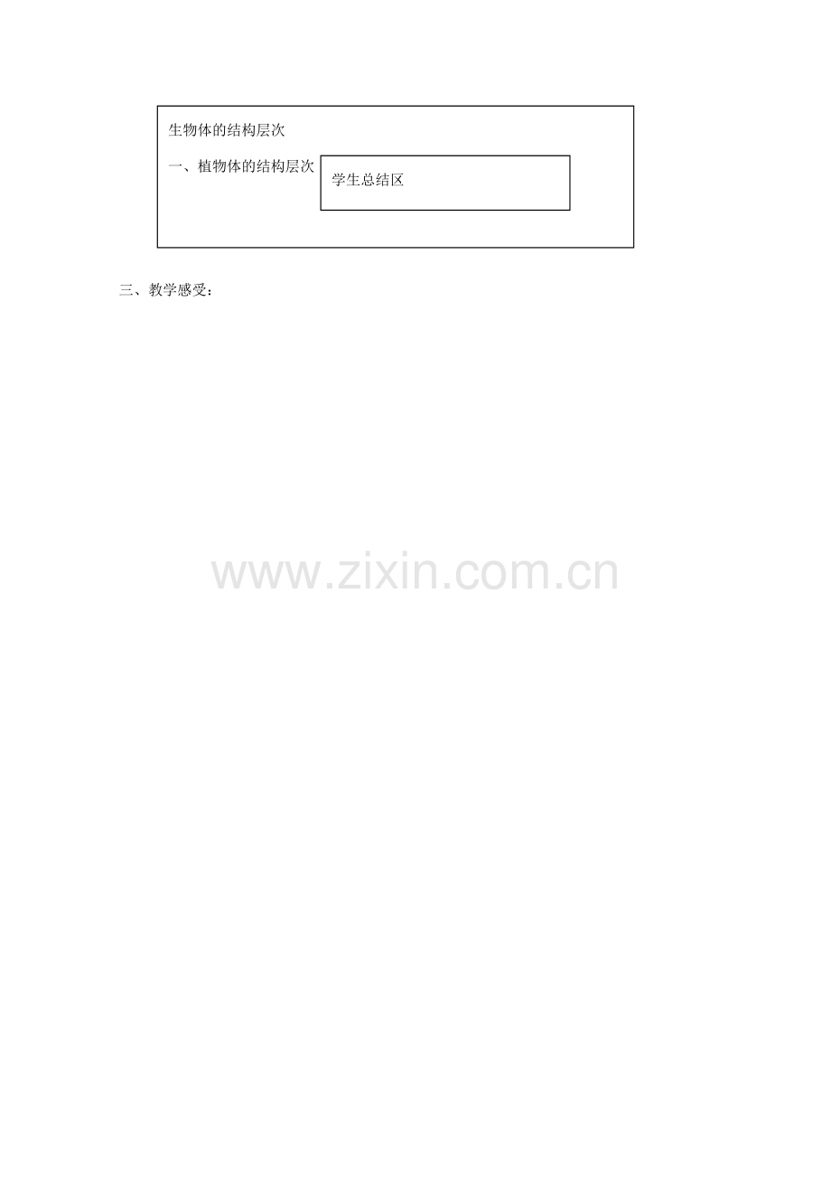 七年级生物下册 第8章《植物体的组成》教案 苏科版.doc_第3页