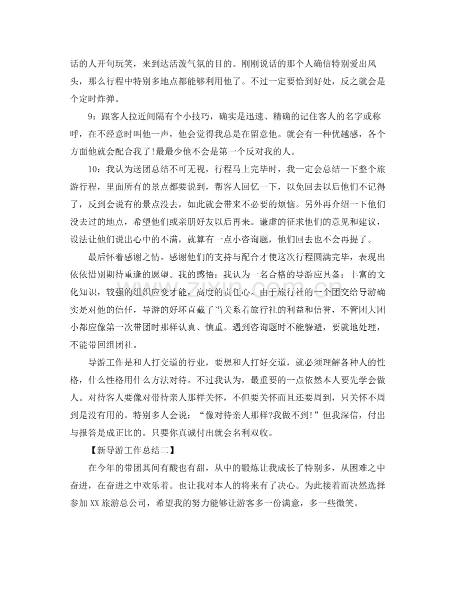 新导游个人工作参考总结（通用）.docx_第2页