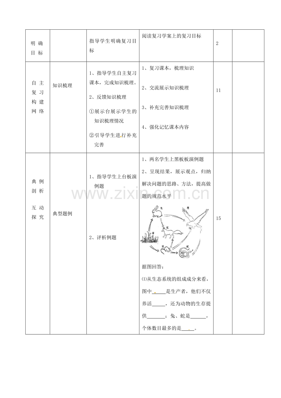 山东省临沭县第三初级中学七年级生物上册 生物和生物圈教案1 新人教版.doc_第3页