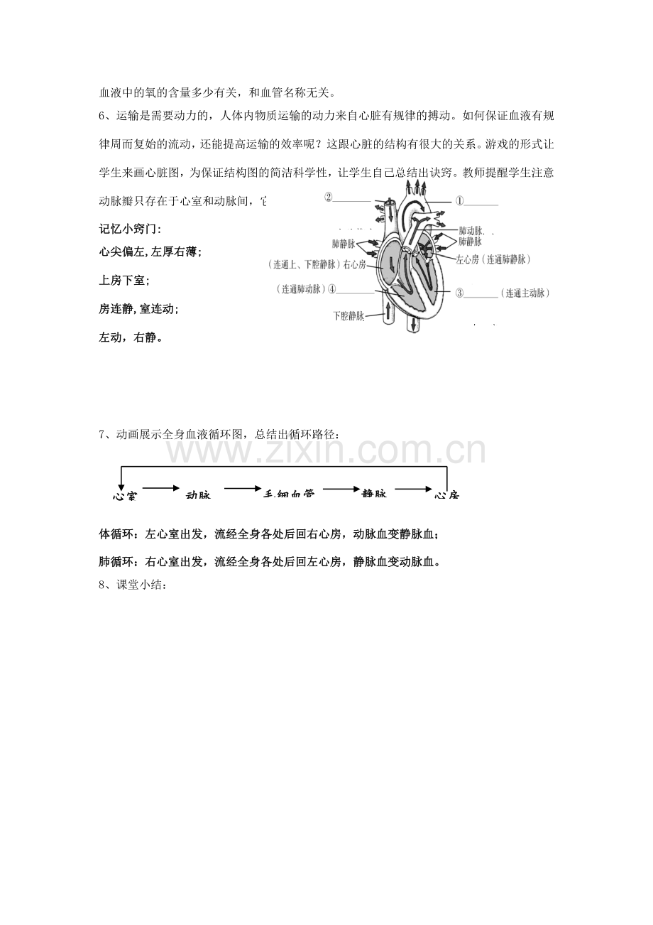 中考生物《人体内物质的运输》复习教案-人教版初中九年级全册生物教案.doc_第3页