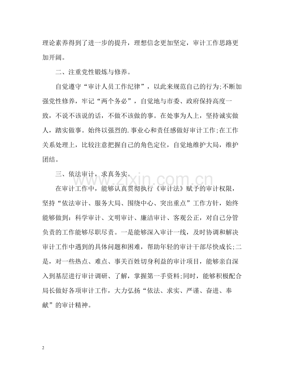 审计助理终工作总结.docx_第2页