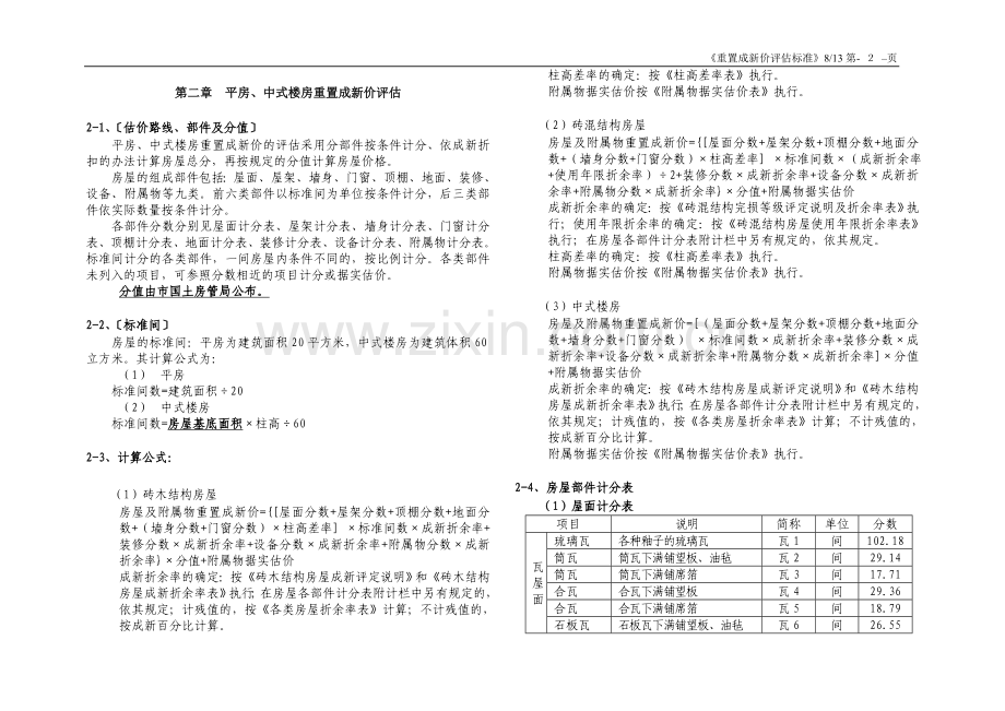 《北京房屋重置成新价评估技术标准》(京国土房管拆[2003]808号).doc_第2页