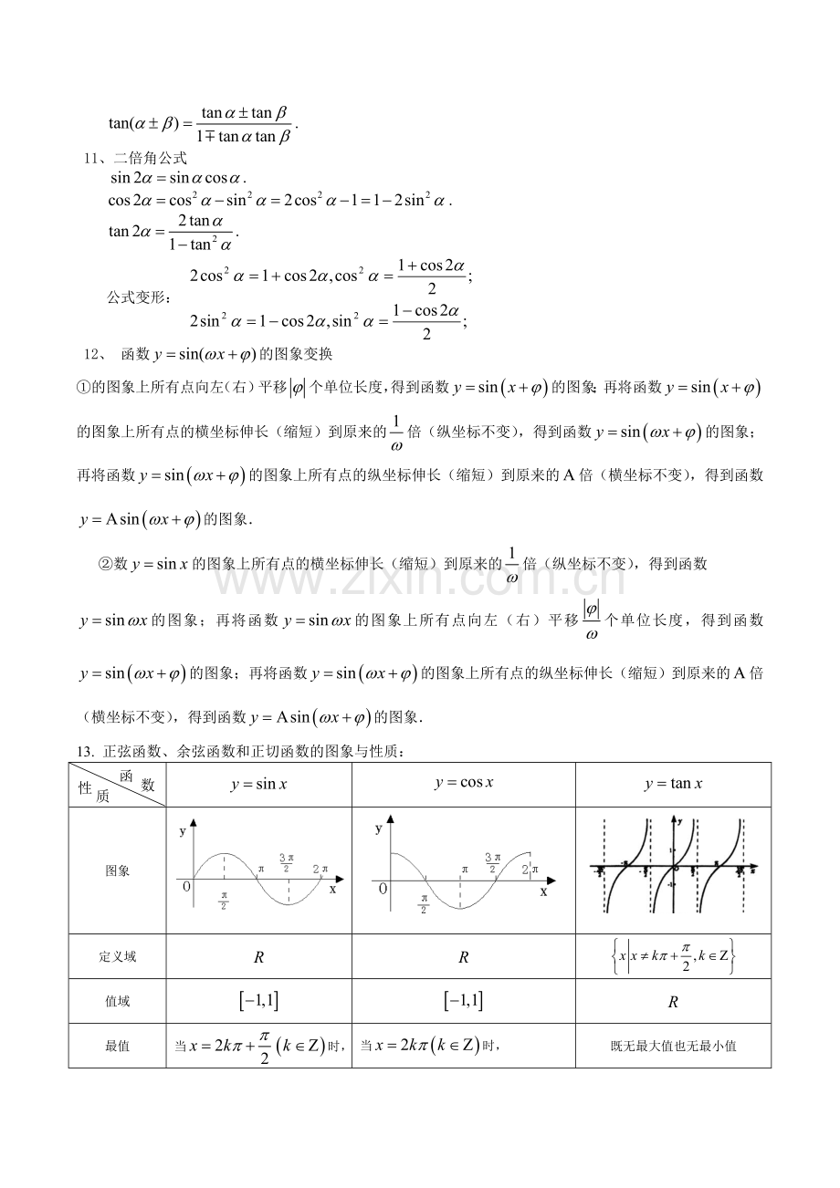 高中文科数学公式及知识点总结大全.doc_第3页