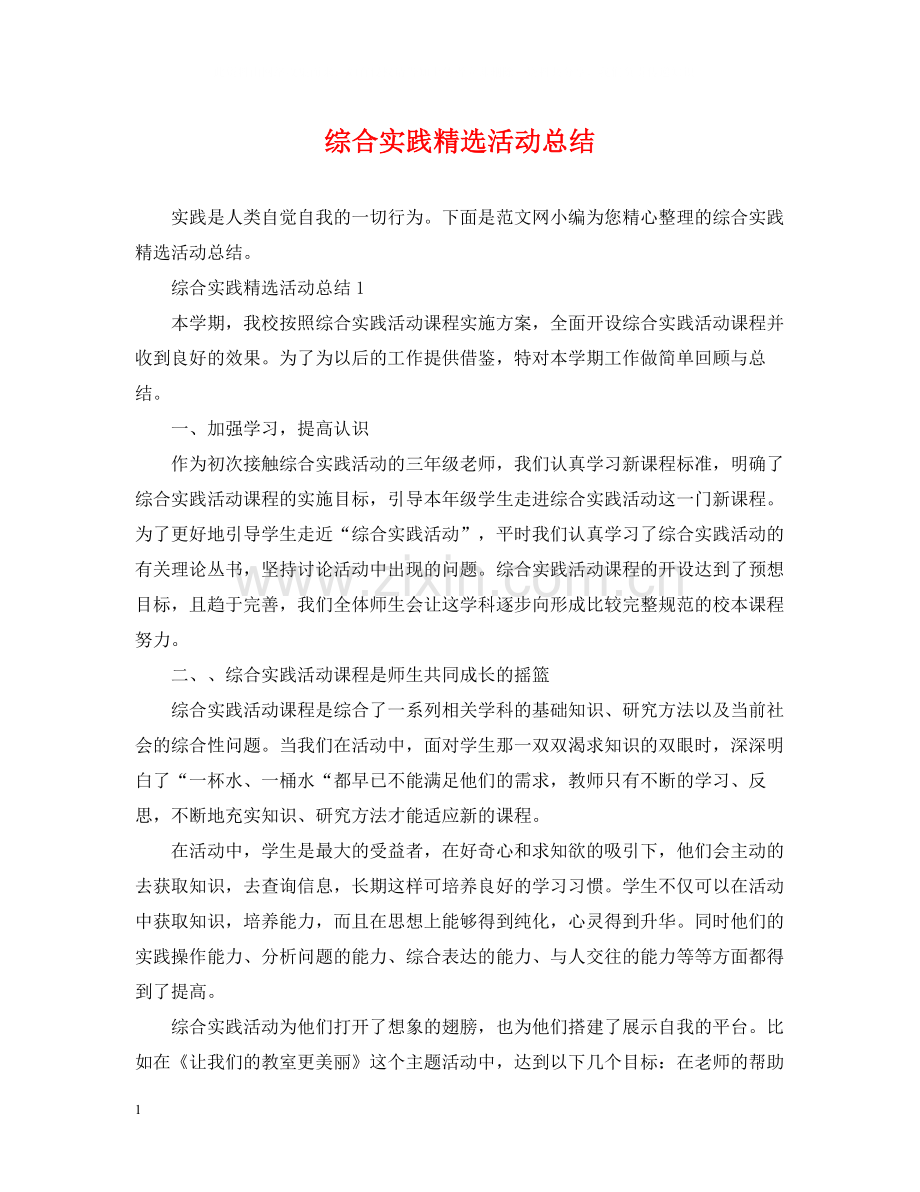 综合实践活动总结.docx_第1页