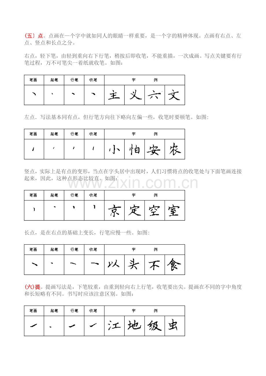 硬笔书法基本训练1(28种基本笔画).doc_第3页