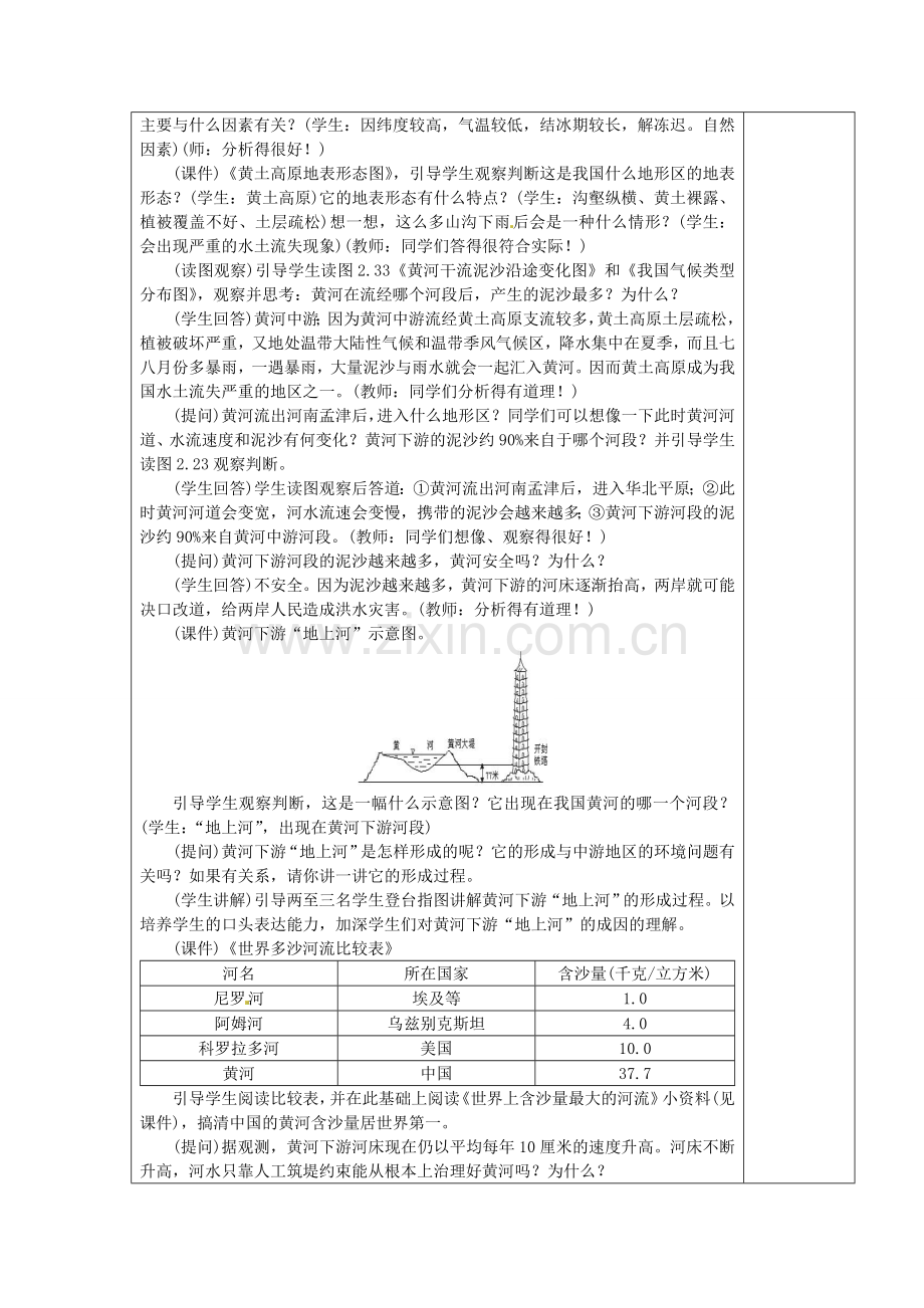 八年级地理上册 2.3 河流教案3 （新版）新人教版-（新版）新人教版初中八年级上册地理教案.doc_第3页