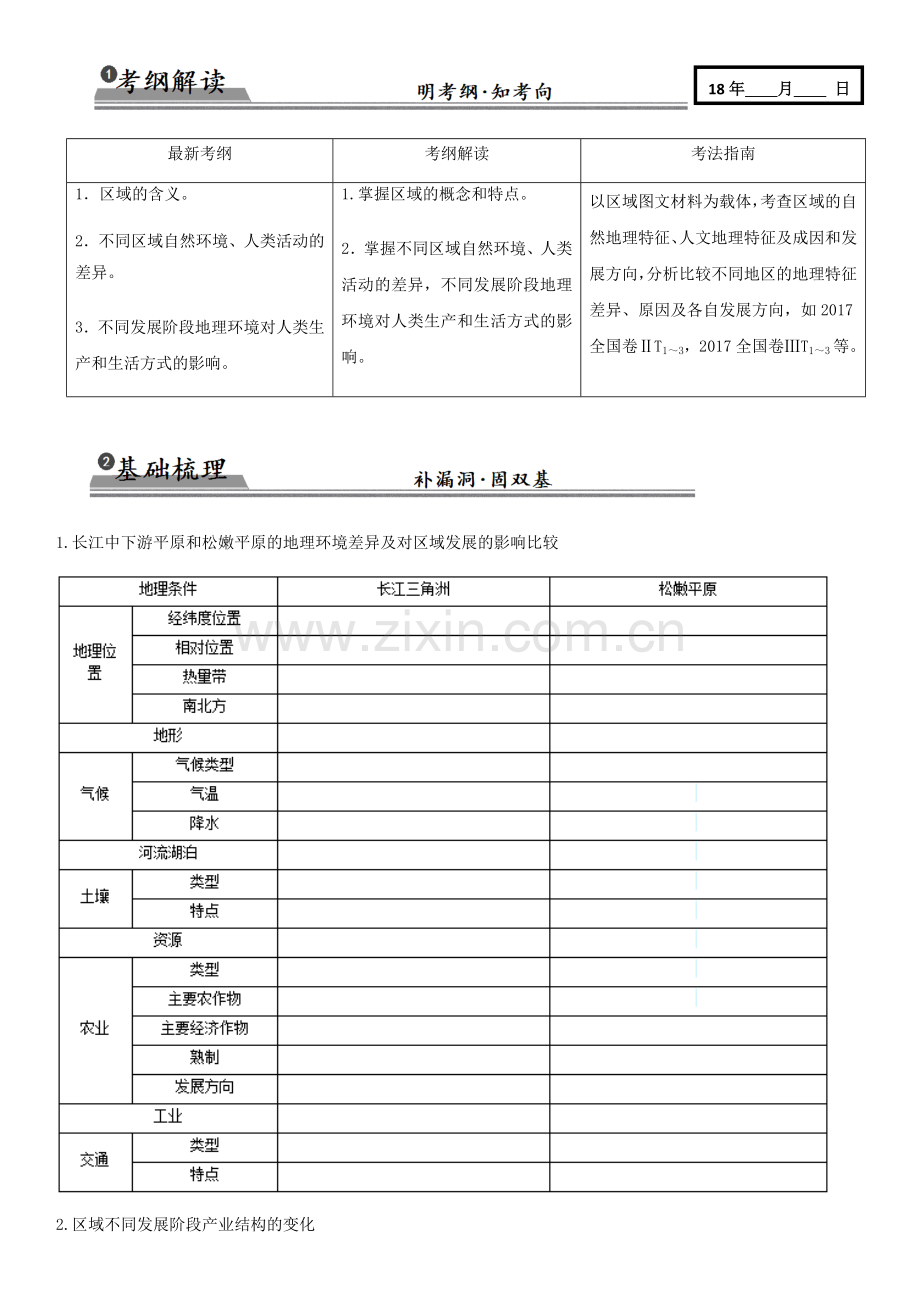 第25讲地理环境对区域发展的影响.docx_第1页