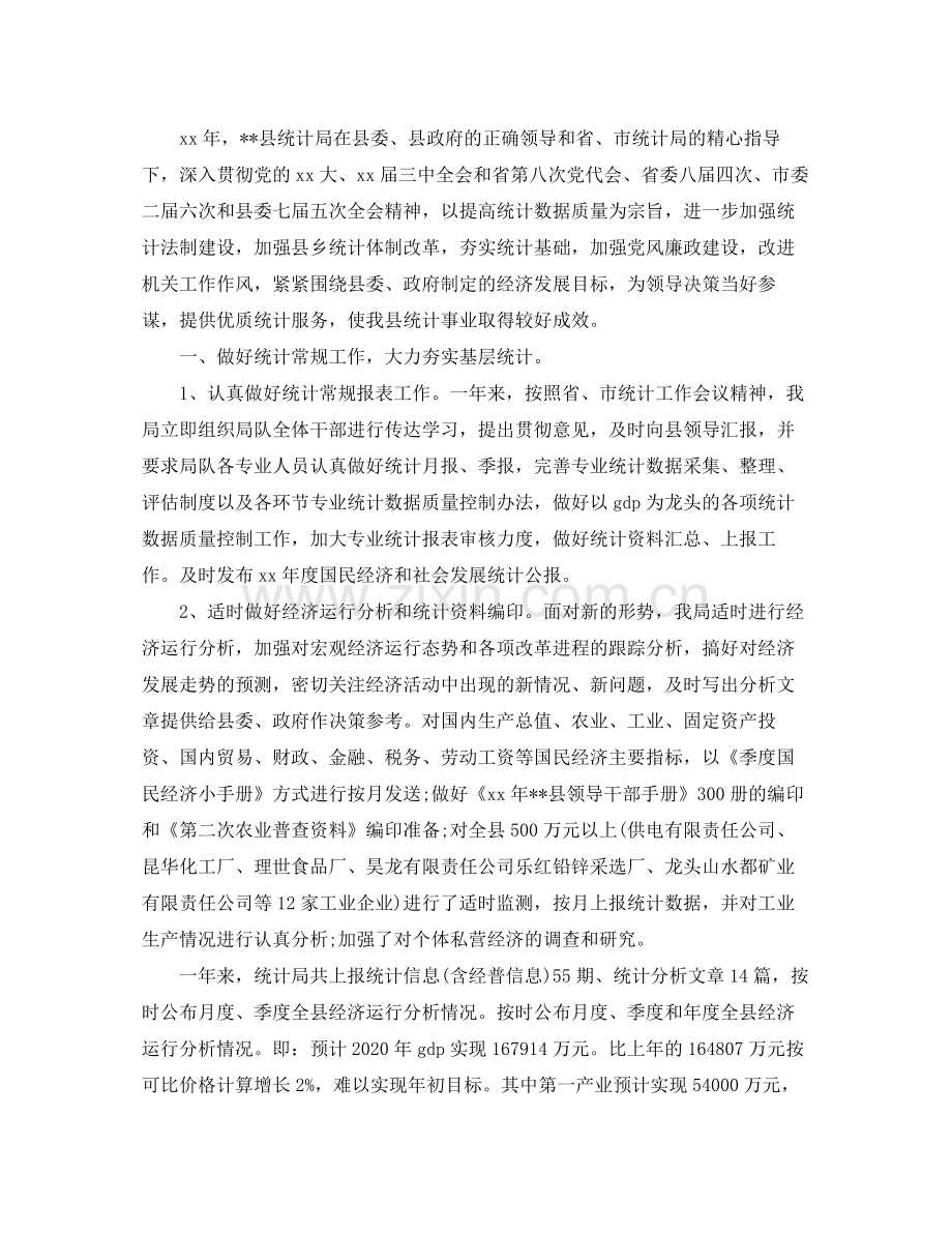 统计人员年终工作总结格式.docx_第2页