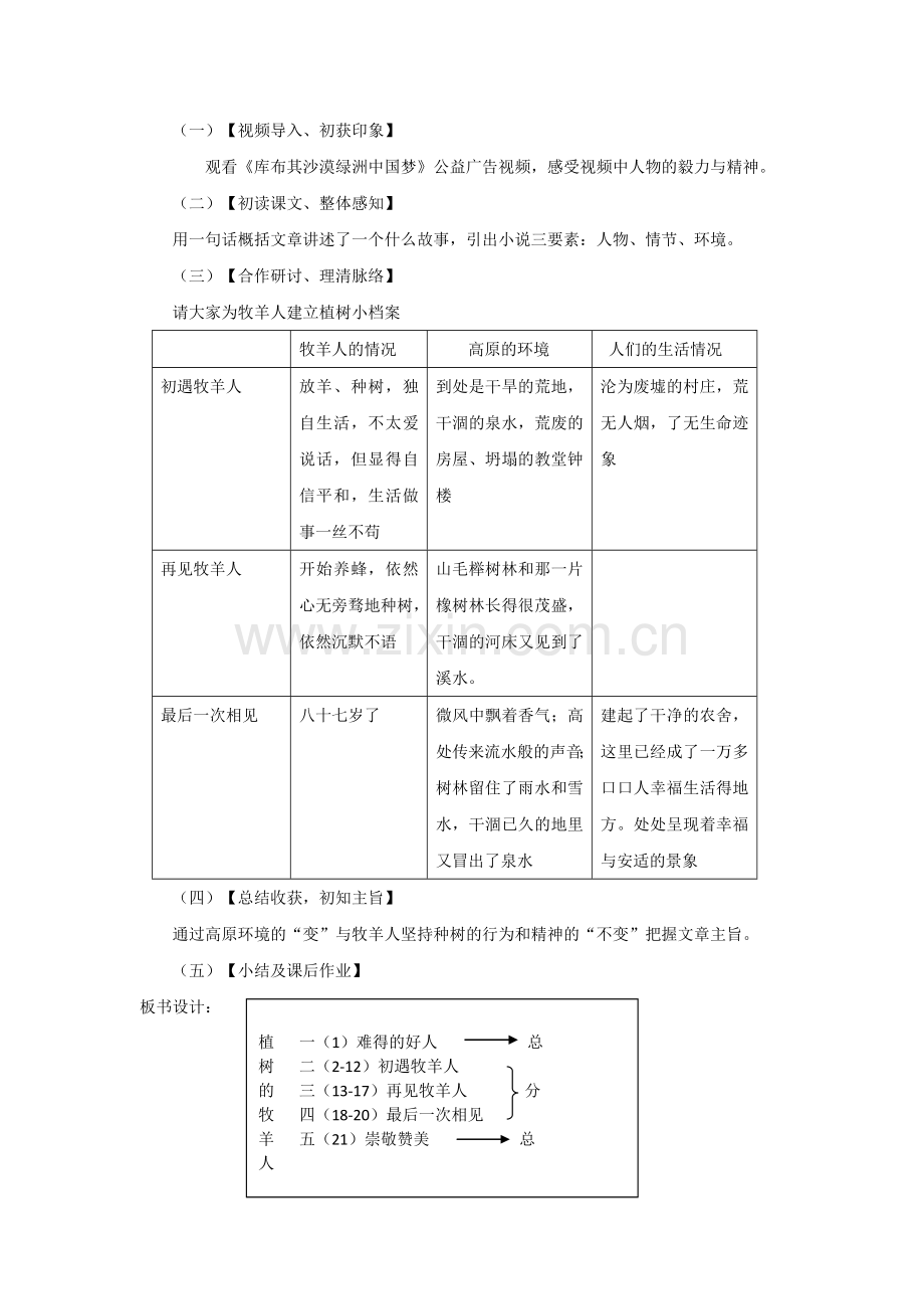 (部编)初中语文人教2011课标版七年级上册《植树的牧羊人》.docx_第3页