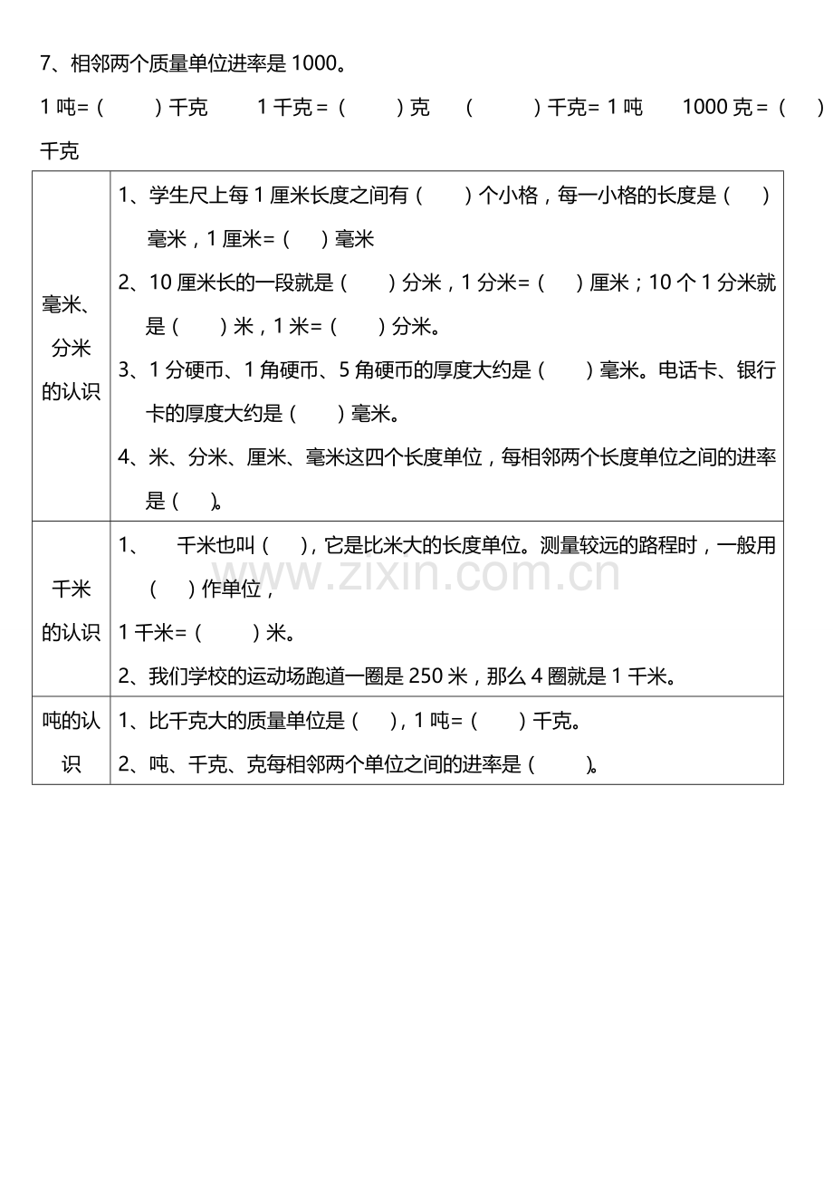 小学三年级数学上册测试题(测量).doc_第2页