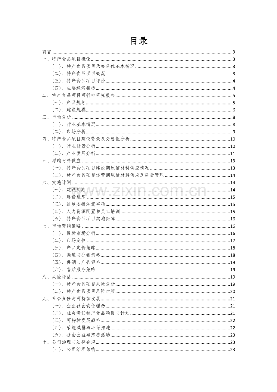 特产食品项目可行性研究报告.docx_第2页