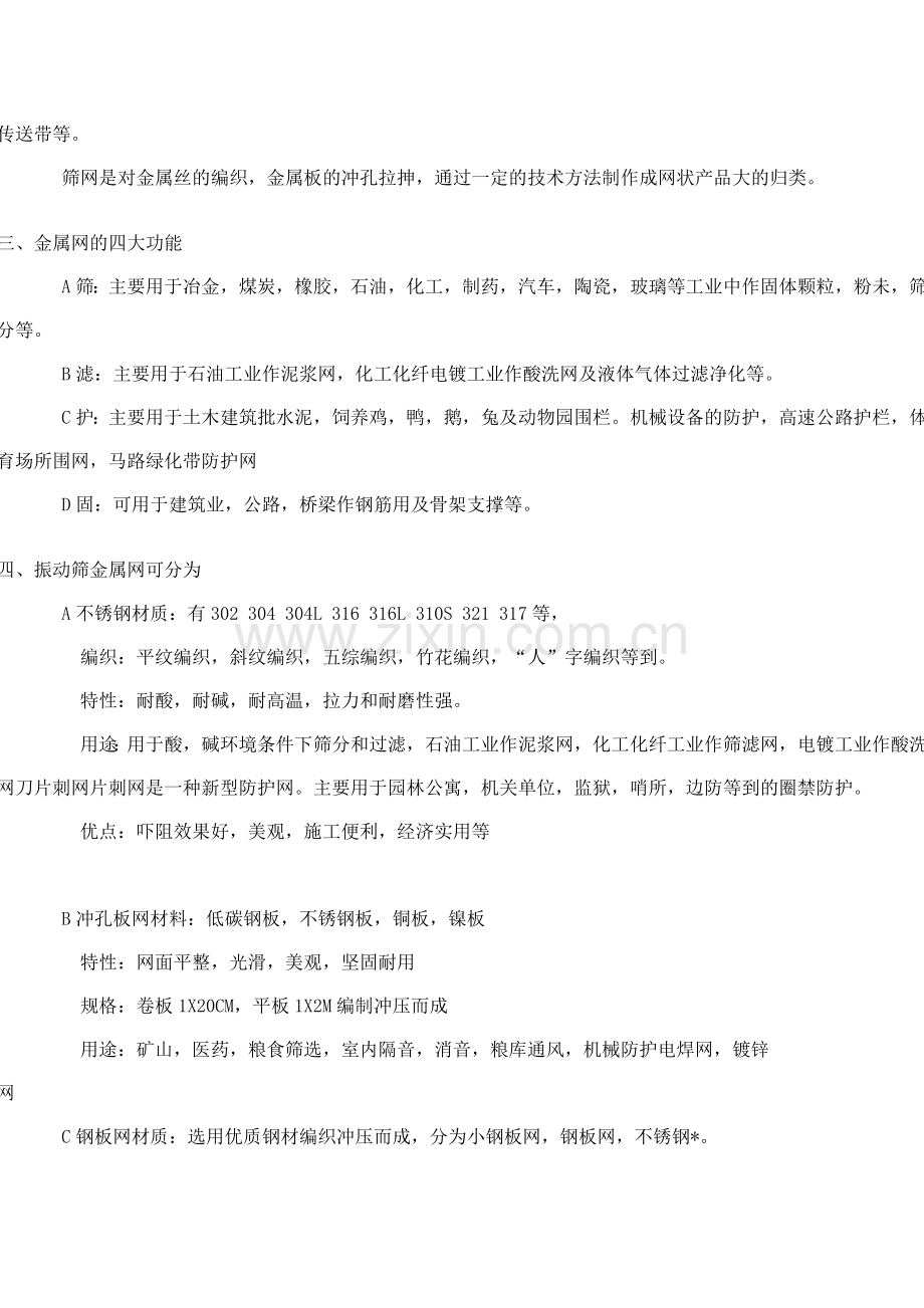 振动筛 筛网概述 分类 目数 重量计算方法.docx_第2页