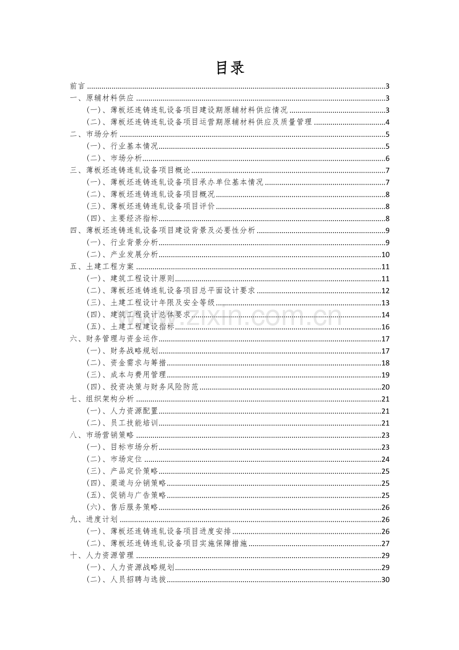 薄板坯连铸连轧设备项目可行性分析报告.docx_第2页