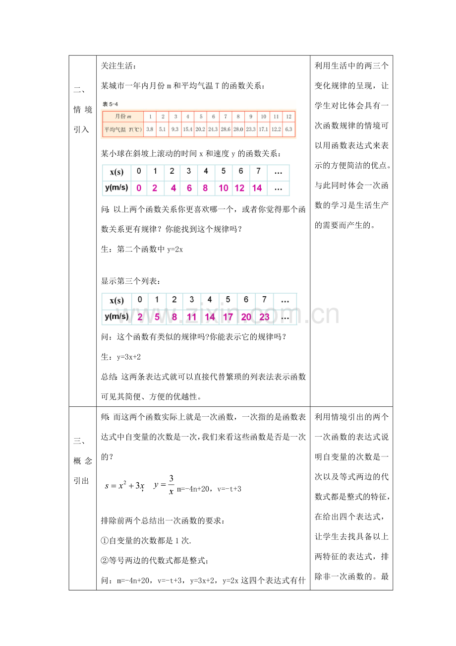 八年级数学上册 5.3 一次函数教案 （新版）浙教版-（新版）浙教版初中八年级上册数学教案.doc_第2页