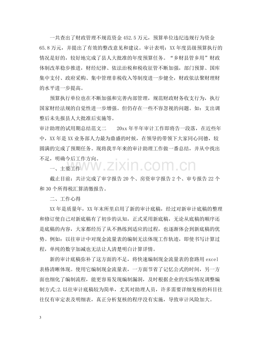 审计助理的试用期总结.docx_第3页