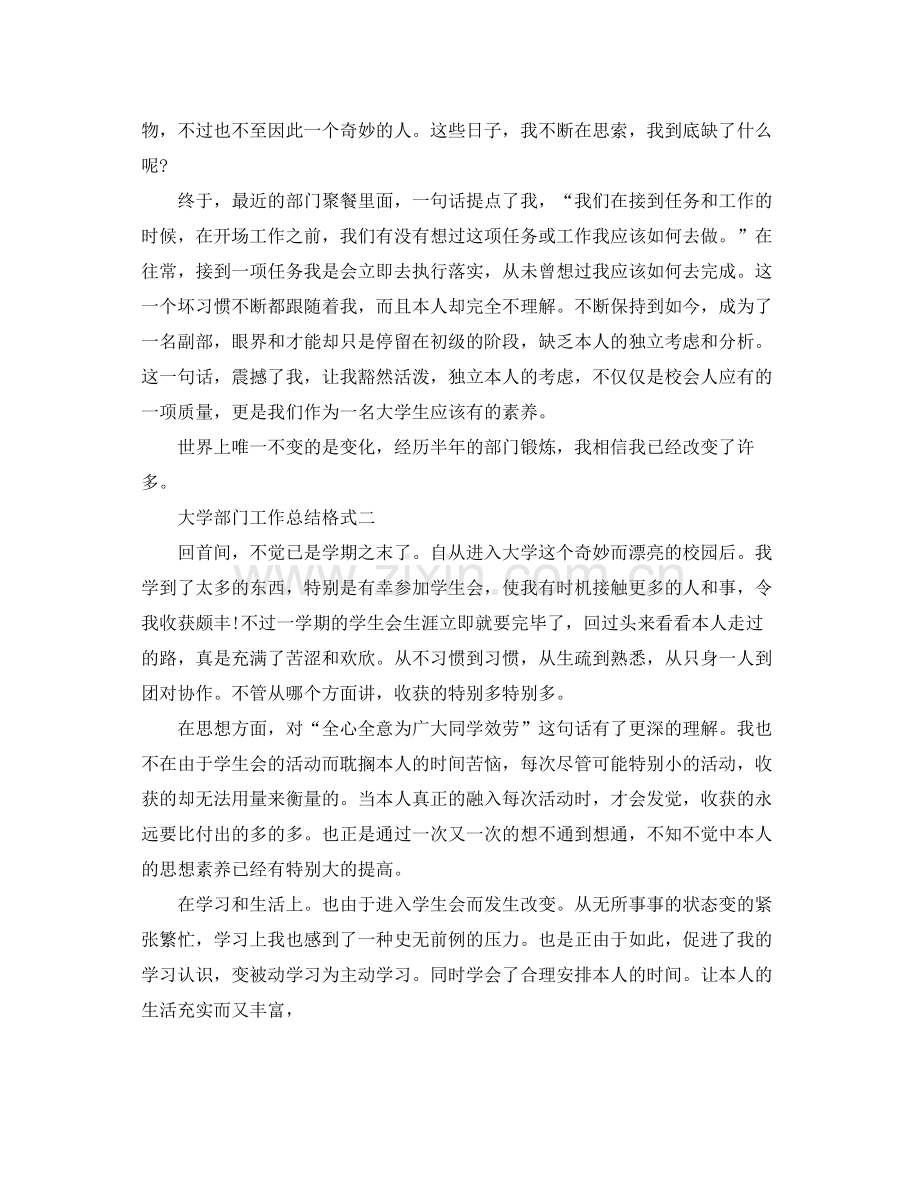 工作参考总结格式大学部门工作参考总结格式.docx_第2页