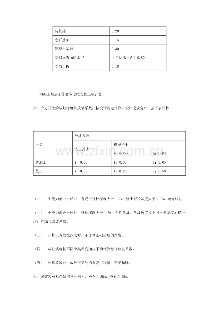 山东省消耗量定额土石方工程量计算规则.doc_第2页