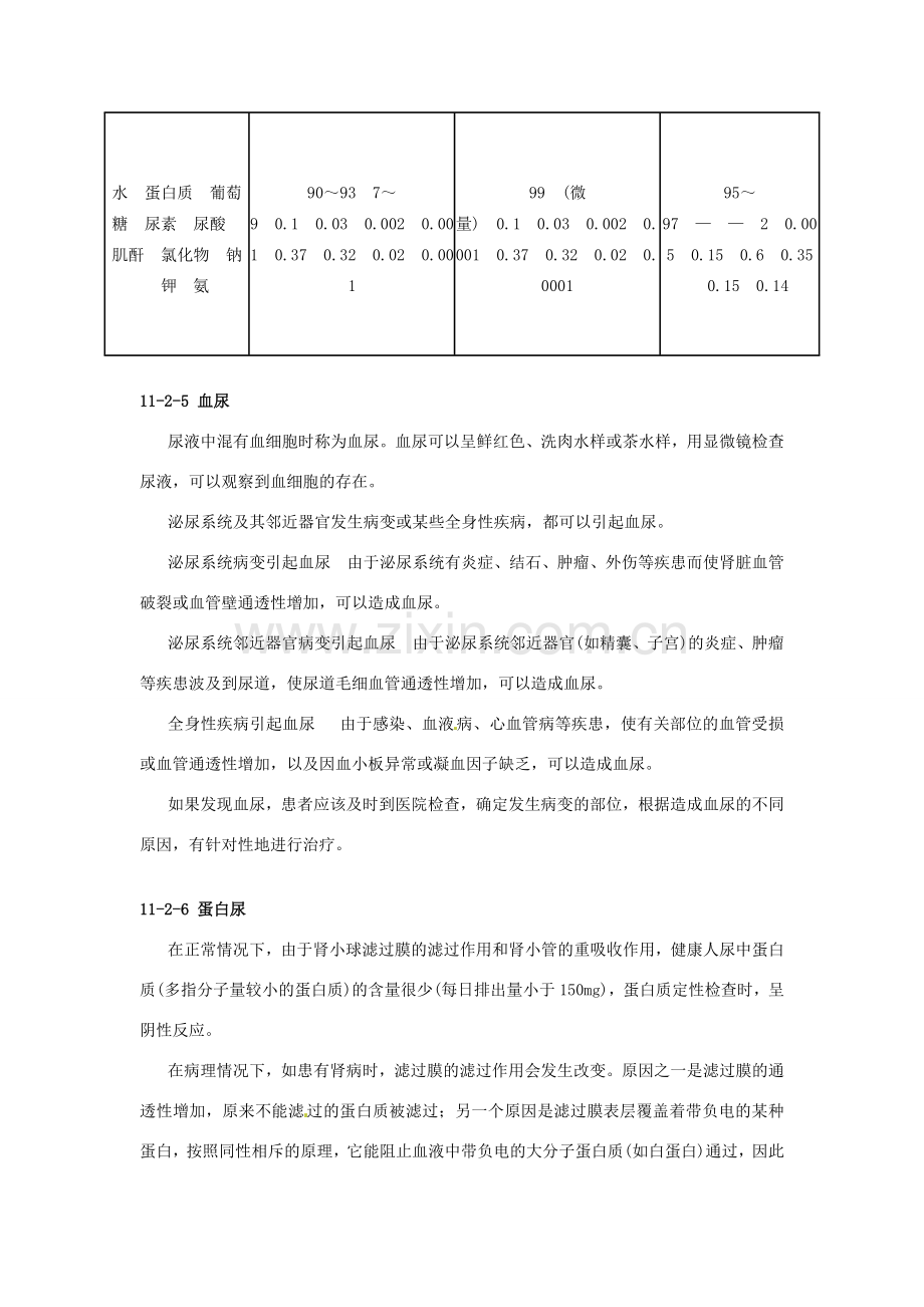 云南省祥云县禾甸中学七年级生物下册《11-2 人体废物的排出》（11课时）教案 苏教版.doc_第3页